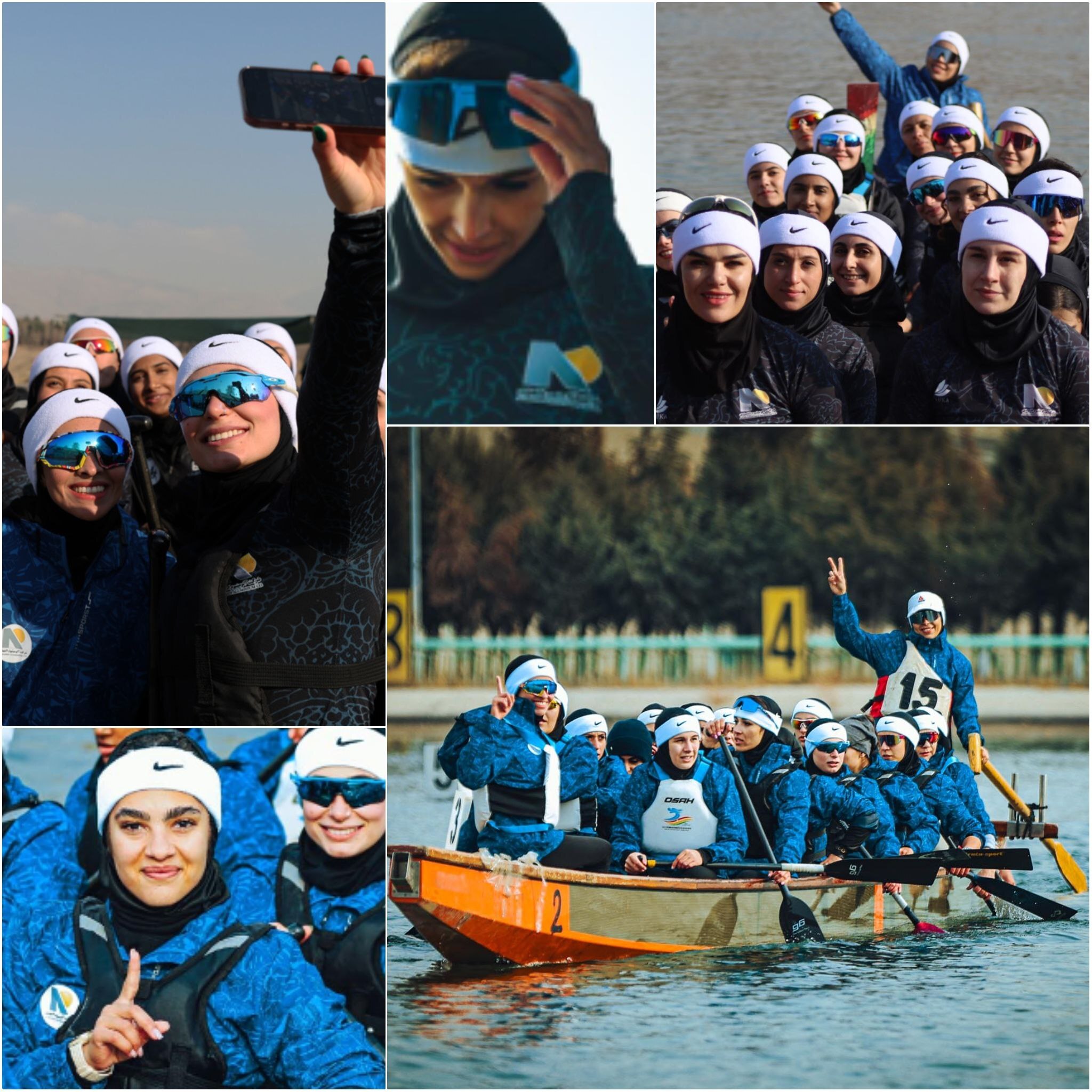 بانوان قایقران آوش خلیج‌فارس با حمایت آلومینیوم المهدی، قهرمان لیگ دراگون‌بوت شدند!