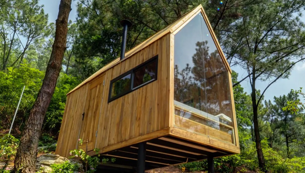 خانه‌ای مدرن در دل جنگل! (+عکس)