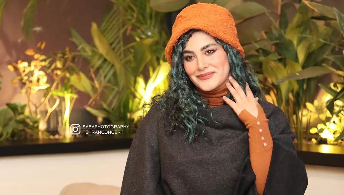 بهار قاسمی با تم نارنجی و مشکی، انتخابی خاص برای اکران سینمایی خود داشت (عکس)