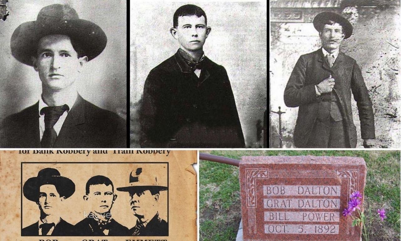 عکس جسد برادران دالتون: از چپ به راست