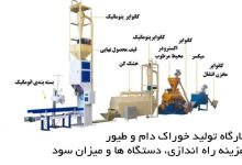 کارگاه تولید خوراک دام و طیور | هزینه راه اندازی، دستگاه ها و میزان سود