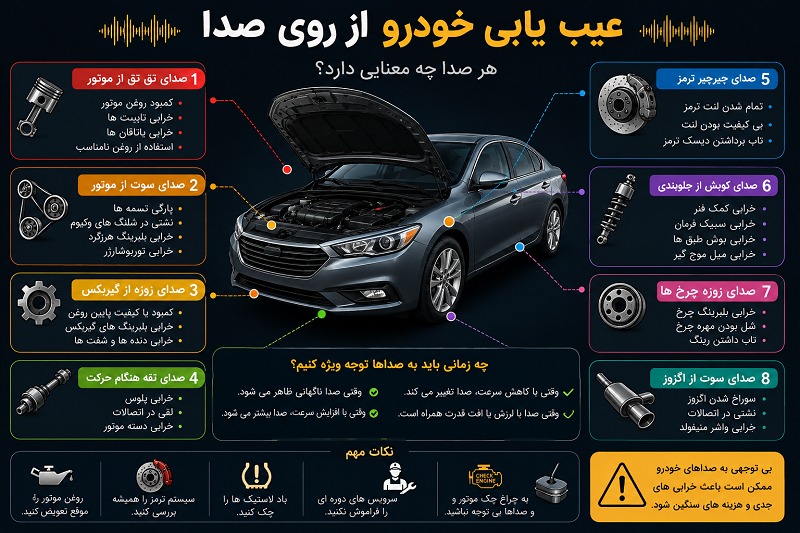عیب یابی خودرو از روی صدا