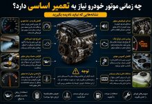 چه زمانی موتور خودرو نیاز به تعمیر اساسی دارد؟