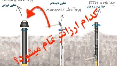 حفاری پایین چال، بالای چال و روتاری دورانی هرکدام مزایا و معایب خود را دارد.