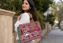 کیف دست دوز پارچه ای