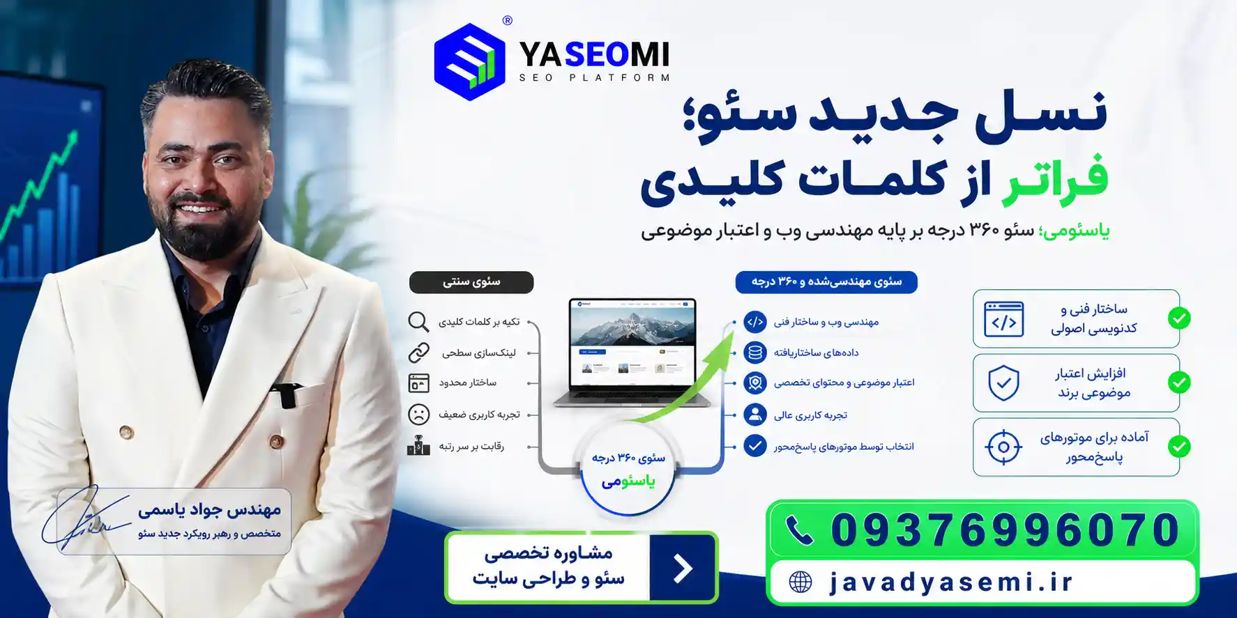 چگونگی تسلط بر الگوریتمهای گوگل و ابزارهای هوش مصنوعی؛ متد شرکت دیجیتال یاسئومی