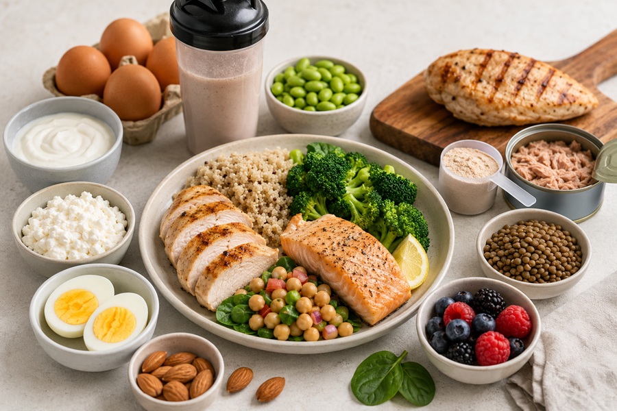 پروتئین برای بافت فیبرها