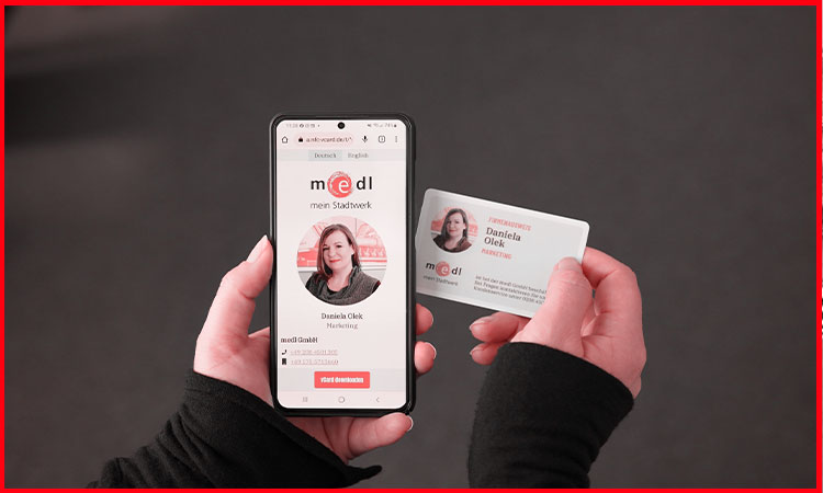 کارت ویزیت الکترونیکی