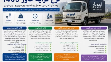 نرخ کرایه خاور ۱۴۰۵
