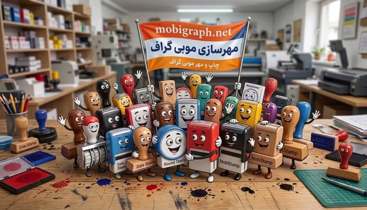 دستگاه های مهر ژلاتینی اتوماتیک و جوهر یدک موبی گراف